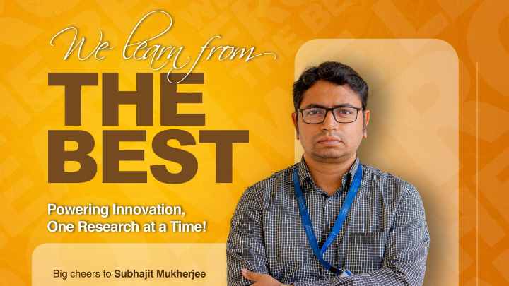 Subhajit Mukherjee’s SCIE-Indexed Research Shines in Springer’s Prestigious Journal!