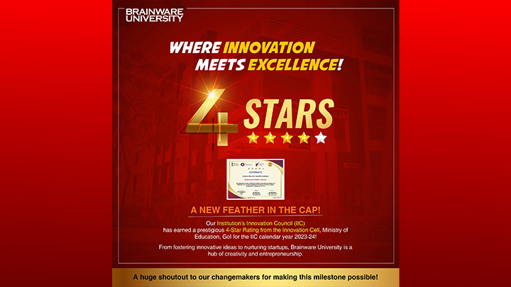 4 Star Rating by the Innovation Cell, Ministry of Education, GoI