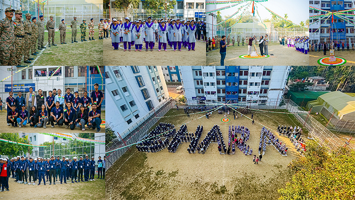 Celebrating 76th Republic Day at Brainware University