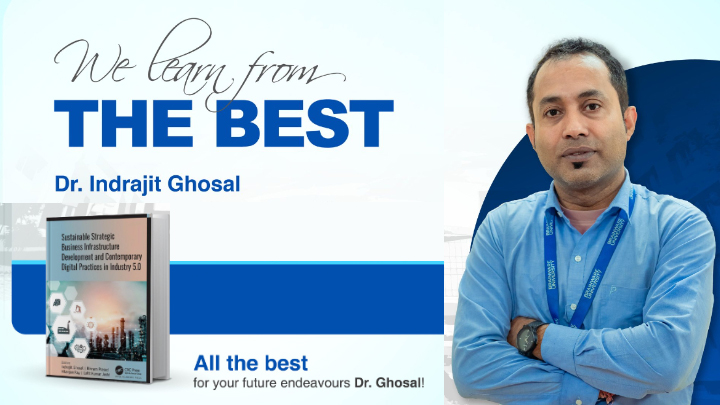 Dr. Indrajit Ghosal, Associate Professor, Department of Management edited one of the prestigious SCOPUS-indexed book