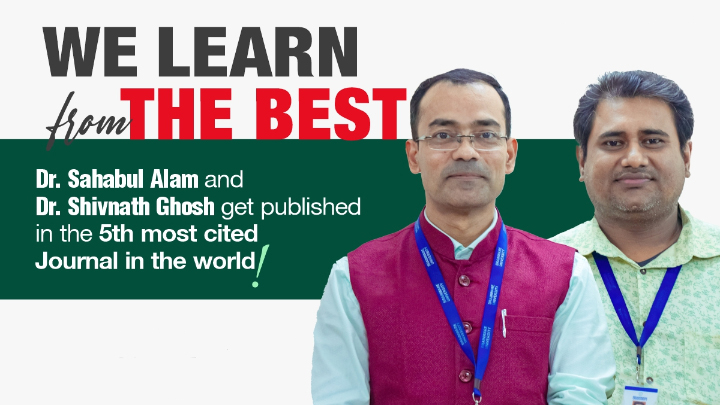 Publication in the 5th most-cited journal in the world for Dr. Sahabul Alam and Dr. Shivnath Ghosh, departments of Computer Science and Engineering and CSE-AI