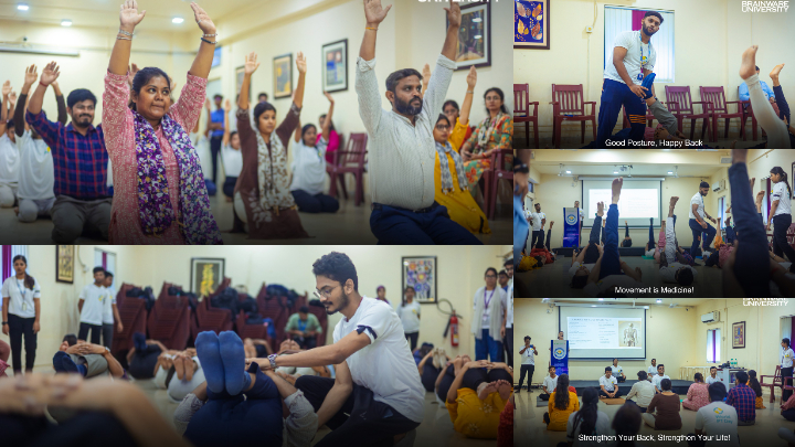 World Physiotherapy Day at Brainware University!