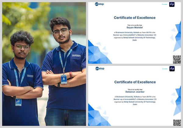 2nd position in InnovateNSUT of Moksha-Innovision 2023