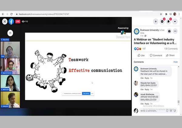 Student Industry Interface on Volunteering as a Key to Leadership