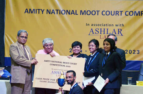 'Best Speaker Award' at Amity University National Moot Court Competition 2023