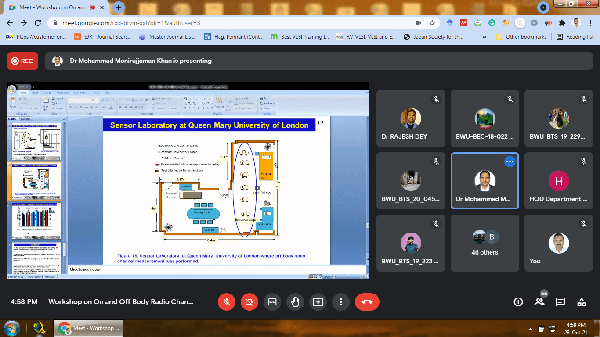 On and Off Body Radio Channel Performance