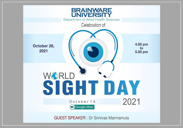 Celebration of World Sight Day 2021