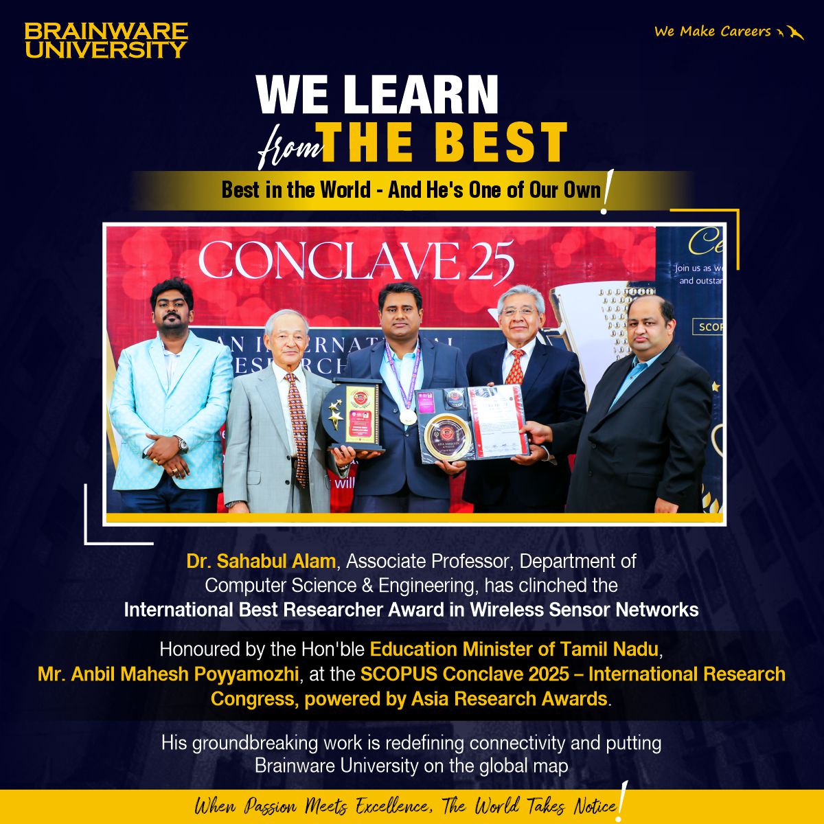 Dr. Sahabul Alam Award