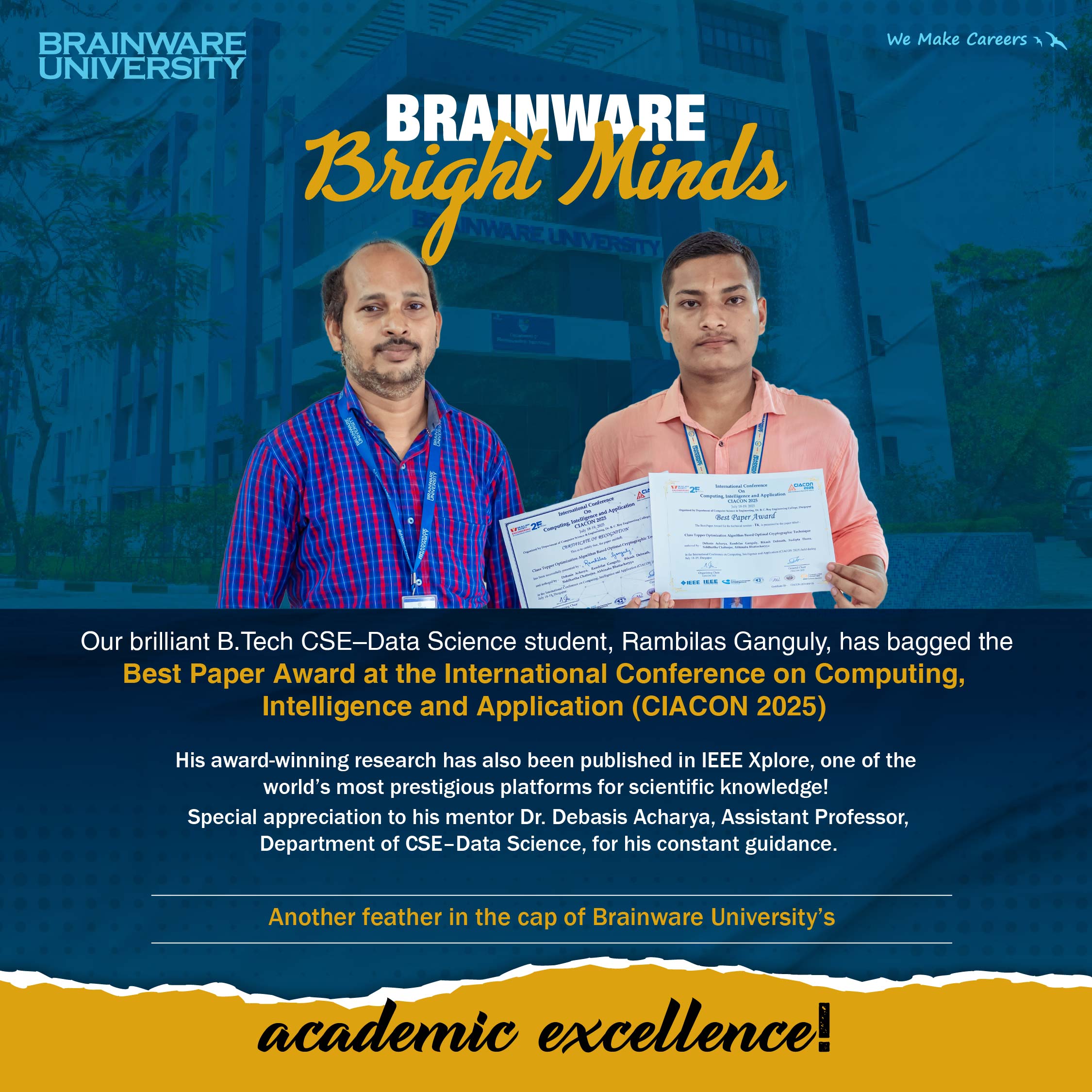 Rambilas Ganguly Achievement